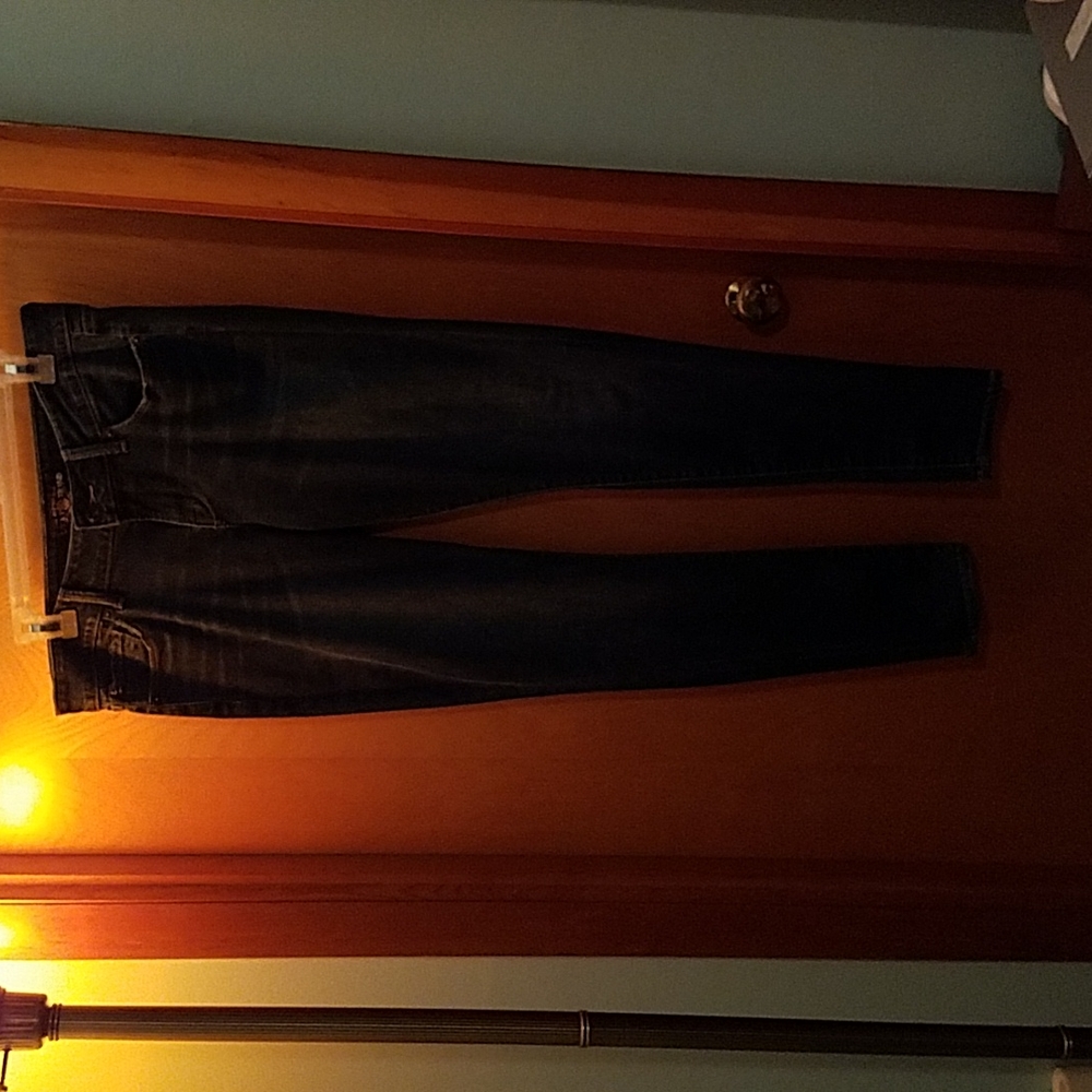 Lucky Brand Lolita Skinny jeans, size 8R/29w 30L, distressed blue jeans.